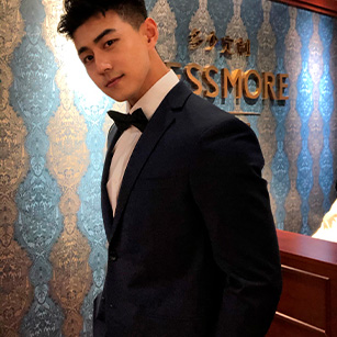 男士黑色礼服同款定制