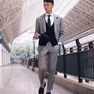 达人-梁文辉同款定制西服